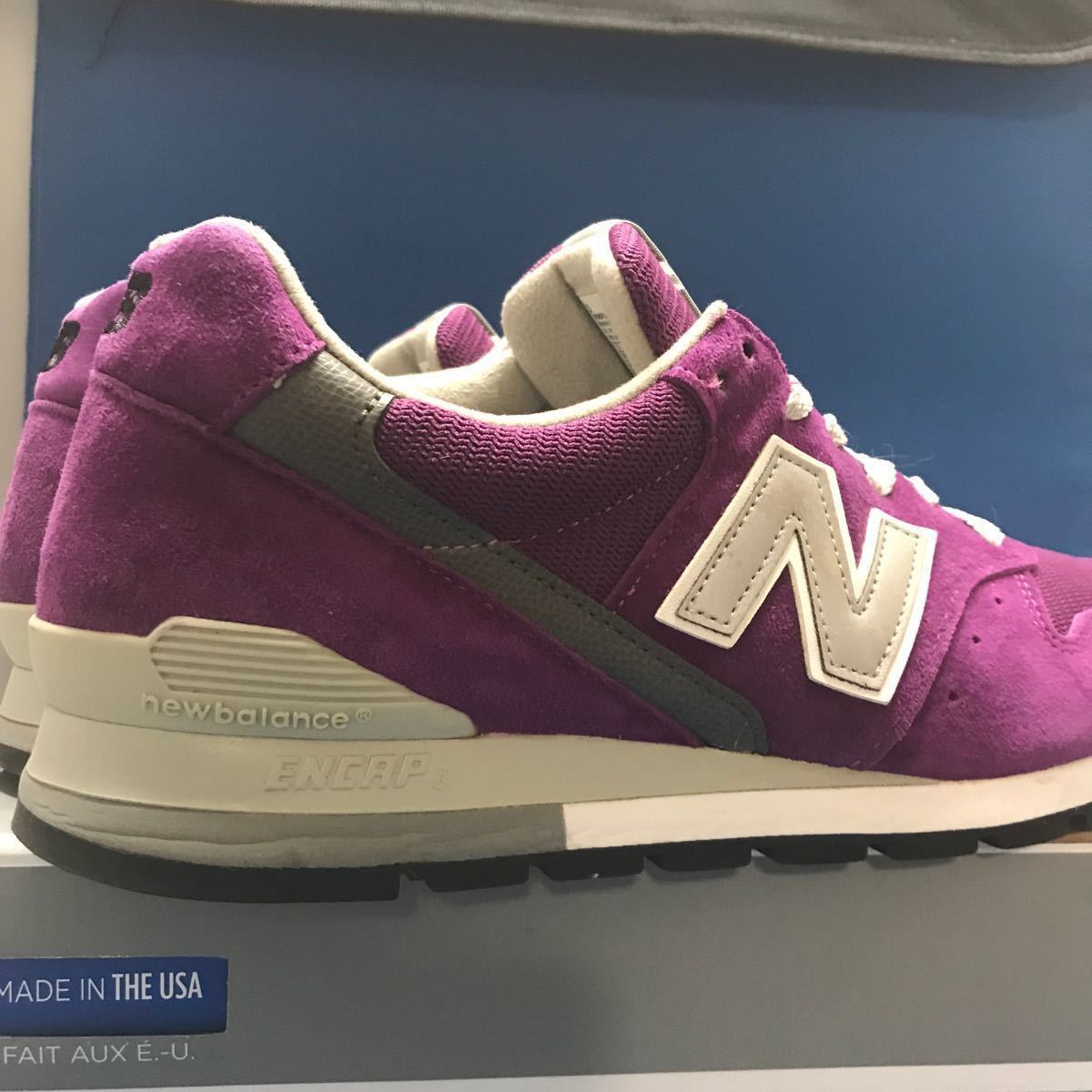 USA製 NEW BALANCE M996 28.0cm パープル ニューバランス 中古美品