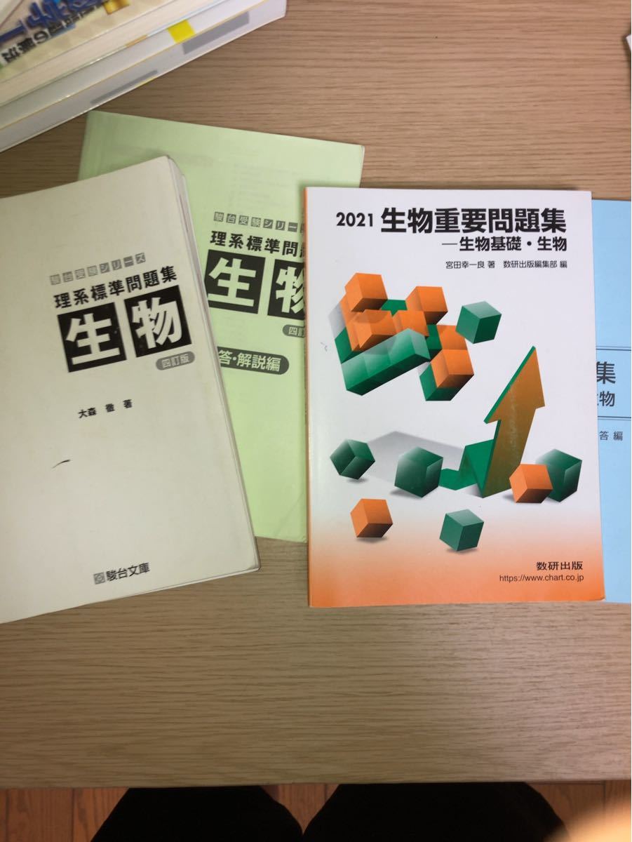 生物重要問題集&生物標準問題集　大森徹　駿台　遺伝　代謝　遺伝子　進化　系統　生物基礎　共通テスト　参考書