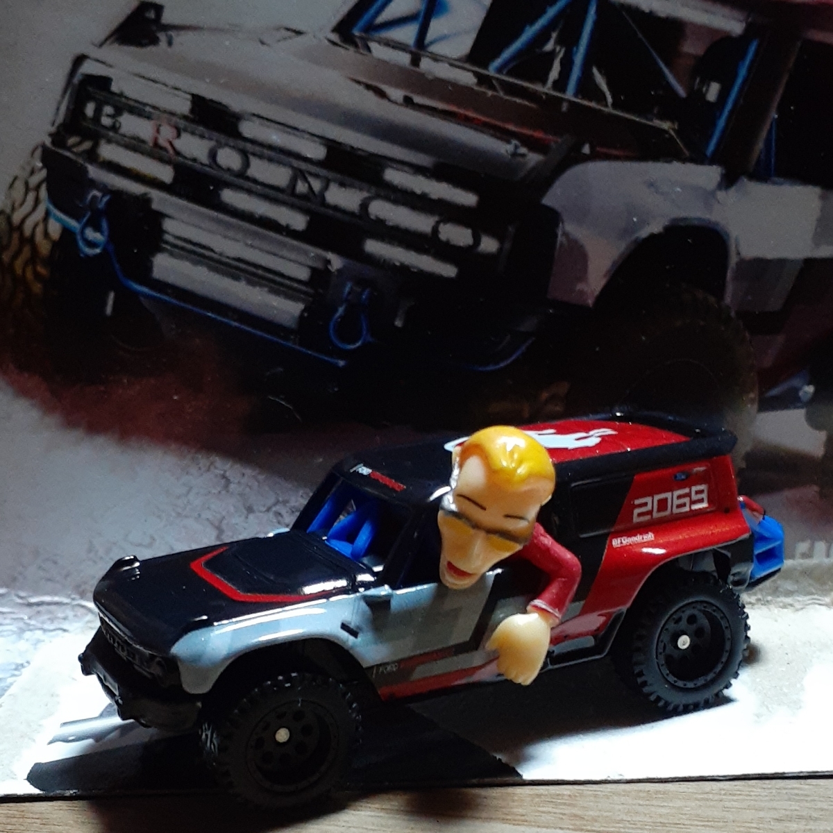 所さん☆FORD  BRONCO  R  HOTWHEELS  PREMIUM  HYPER  HAULERS  