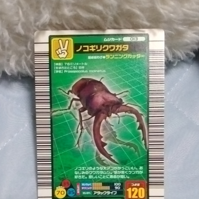 ムシキング アクティオンゾウカブト ムシキングカード 秋 甲虫王者ムシキング