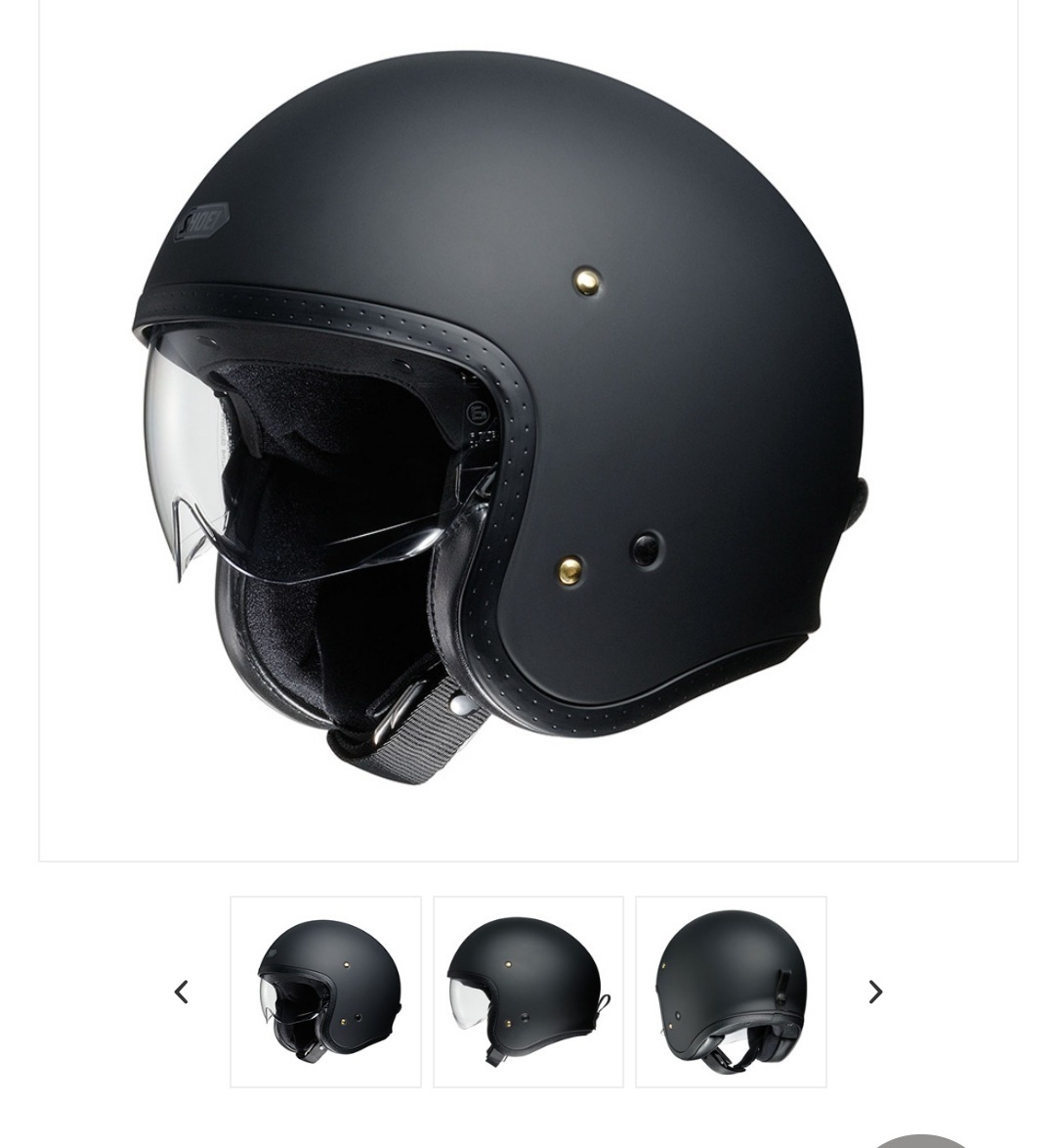 SHOEI ジェットヘルメット ショウエイ マットブラック ショーエイ