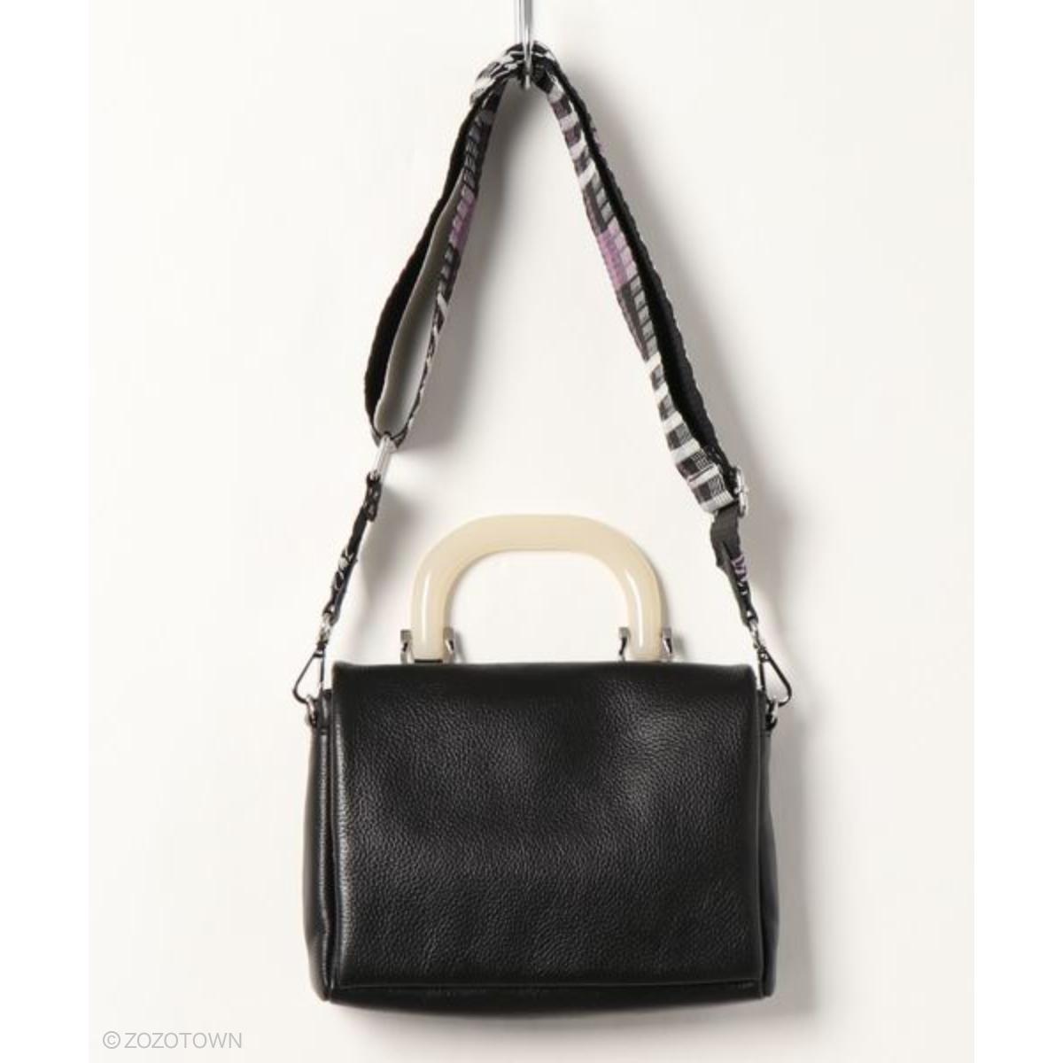 ear PAPILLONNER】 チェックテープ2WAYショルダーバッグ ear PAPILLONNER】 チェックテープ2WAYショルダーバッグ
