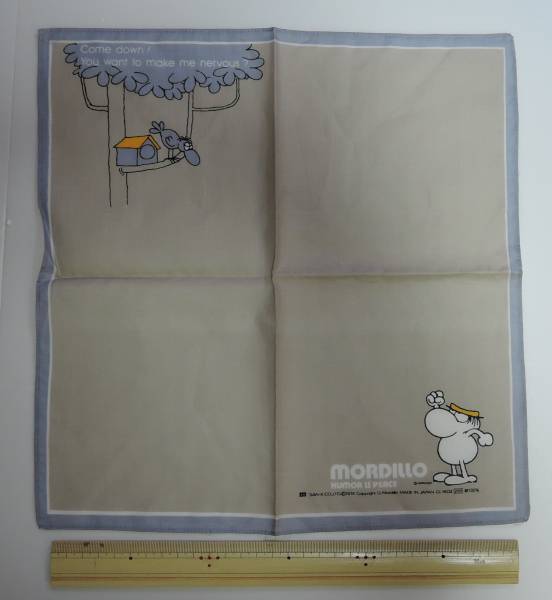 A01#MORDILLO handkerchie SAN-X#1974 unused 