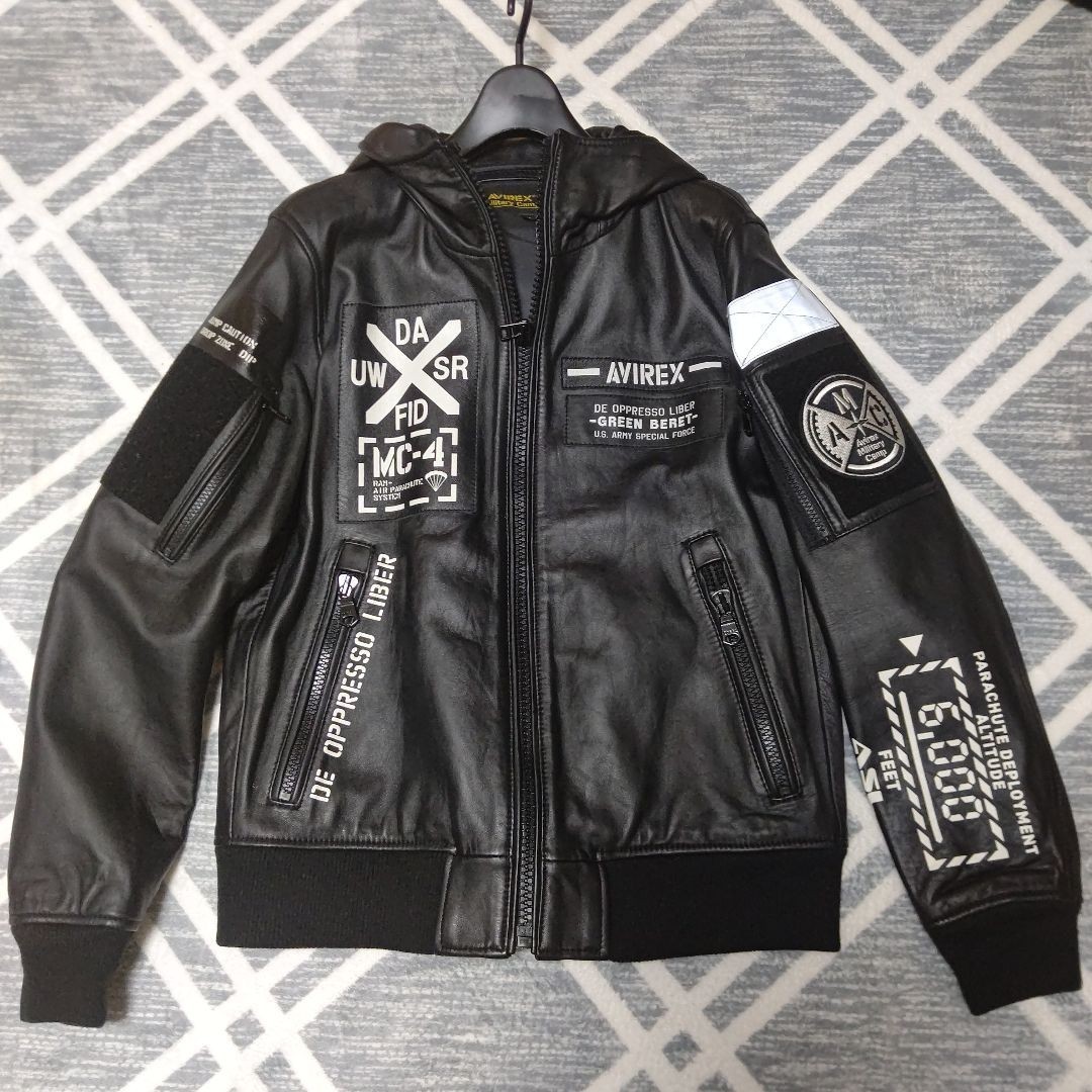AVIREX アヴィレックス レザージャケット ハロ HALO(¥54,900) avnc
