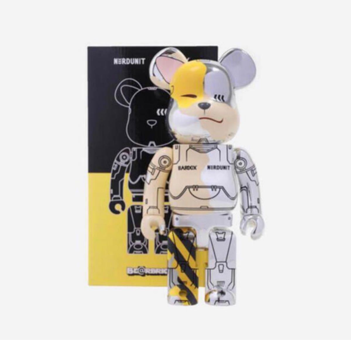 BE@RBRICK × NERDUNIT BARDOX ベアブリック コラボ MEDICOM TOY 400% メディコム トイ　新品未開封_画像1