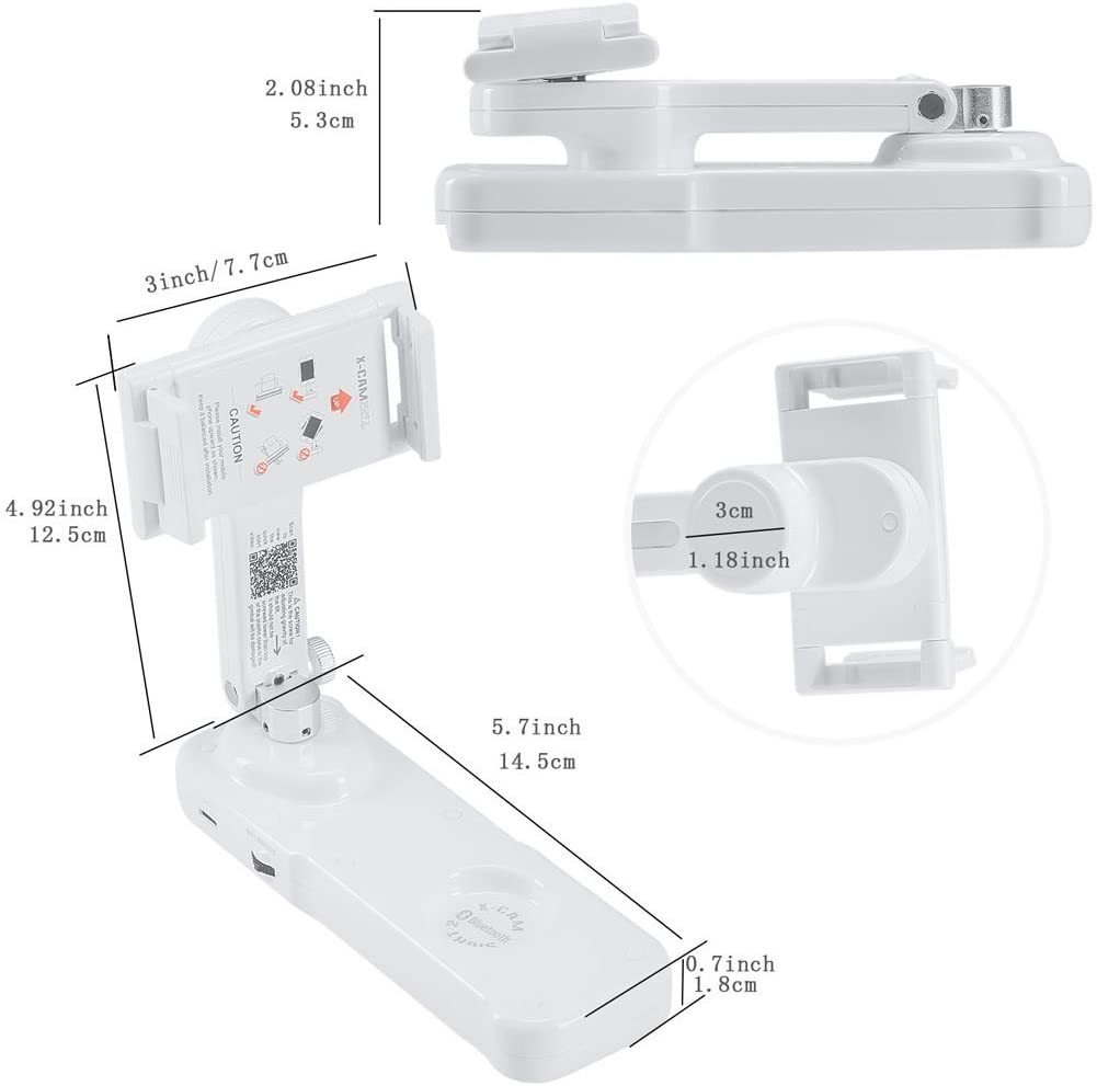 新品 送料無料 X-CAM Sight2 Creative Sight 2軸 ハンドヘルド 雲台ジンバル 手ブレ補正 防震スタビライザー 折りたたみ式 白　ホワイト_画像2