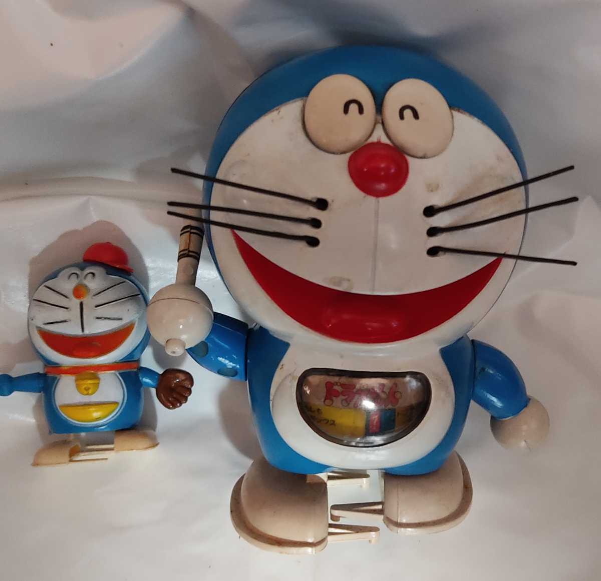 当時物 ドラえもん ヴィンテージ・フィギュア 大・小2個セット 藤子不二雄 Doraemon