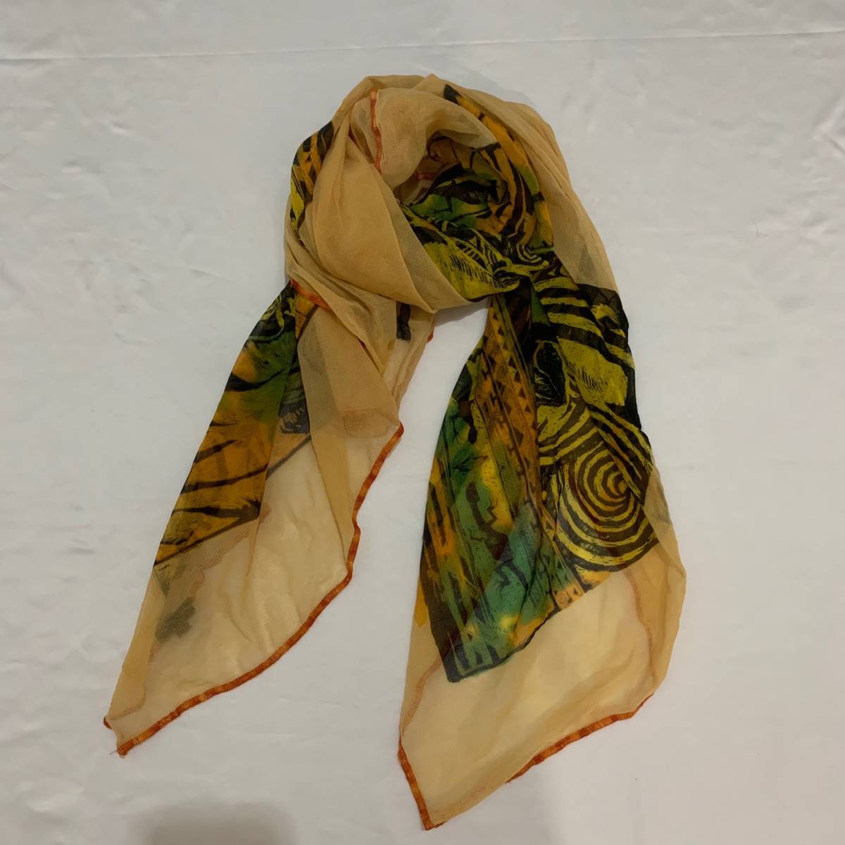 Jean Paul GAULTIER ジャンポール　ゴルチエ ゴルチェ　大判　スカーフ　ストール　アーカイブ　archive scarf stole