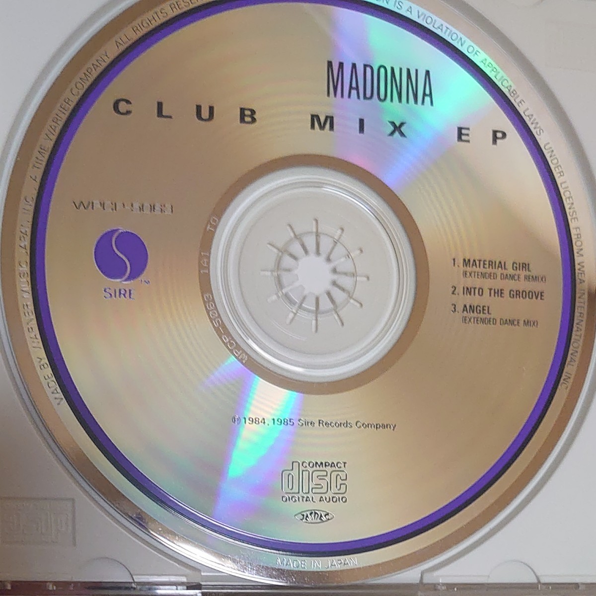 国内盤 マドンナ CD／クラブ・ミックスEP