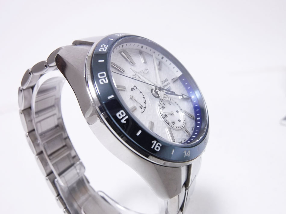 SEIKO セイコー Presage プレサージュ メンズウォッチ 腕時計 自動巻き AUTOMATIC セイコー創業140周年記念限定 SARF007 6R64-00D0 美品_画像3