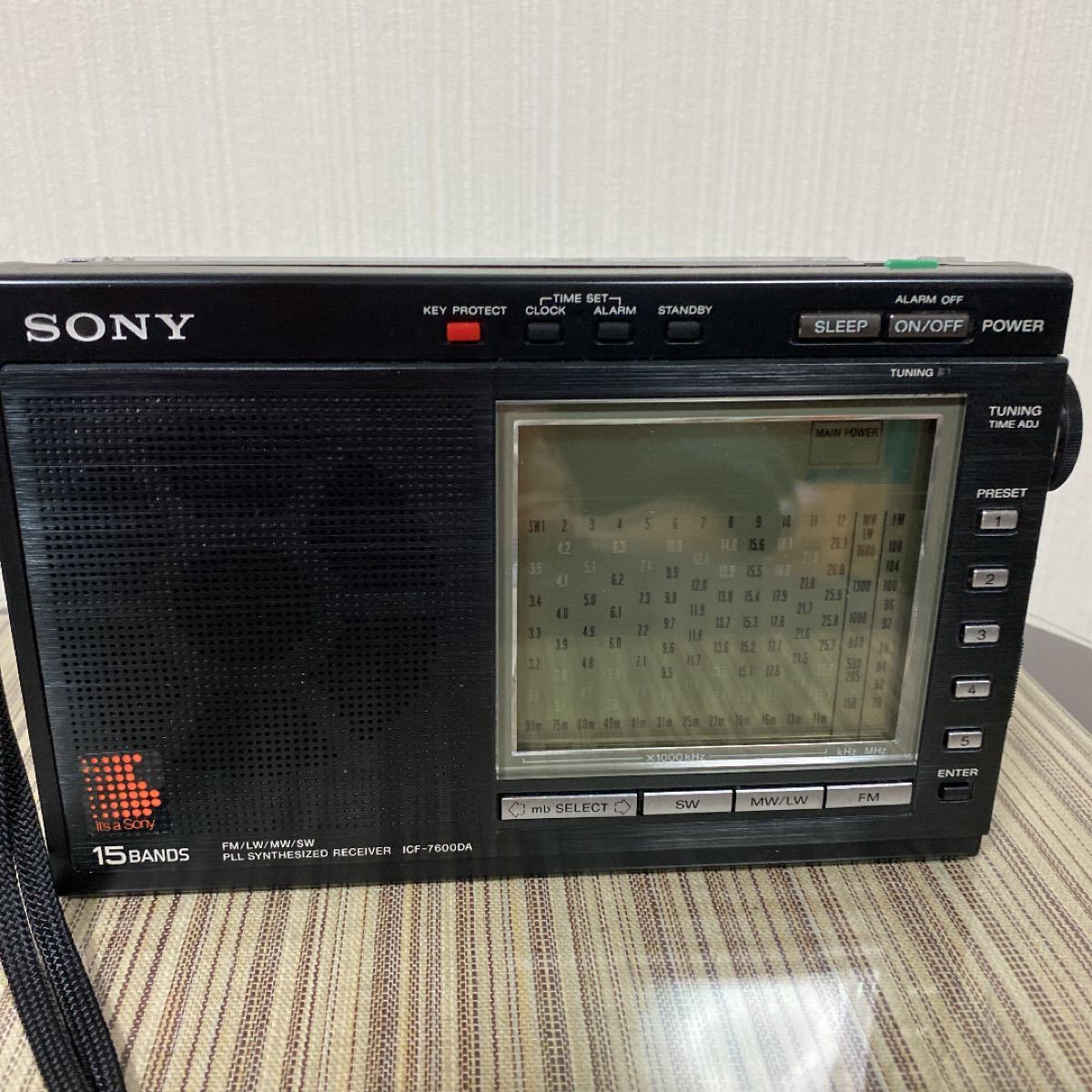 SONY ICF-7600DA ラジオ