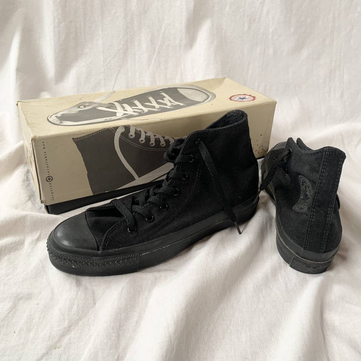 デッドストック 90s USA製 コンバース オールスター 黒 ブラック 5