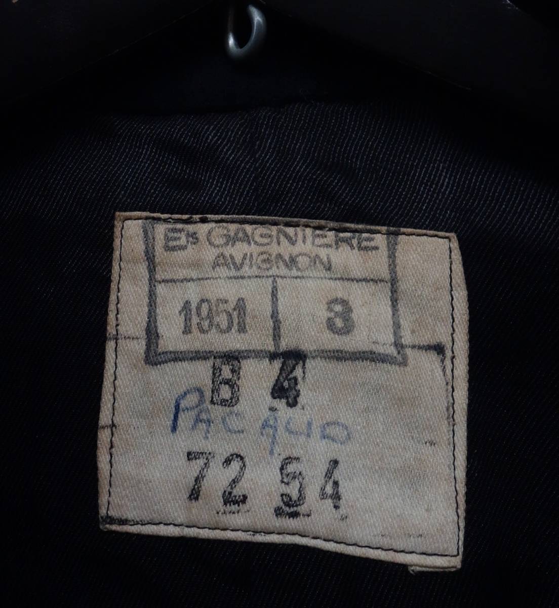 VINTAGE EU ヨーロッパ古着＊フランス軍 フランス海軍 1950'S  1951 MN Marine nationale ＊制服 ジャケット 上着＊胸章 肩章 記章 の画像8