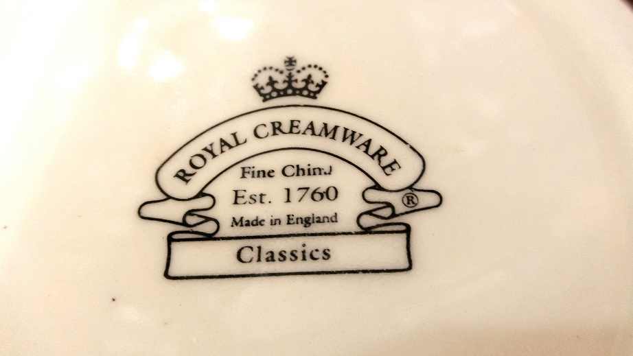 イギリス製 ロイヤル クリームウェア 器 ROYAL CREAMWARE Classicsの画像8