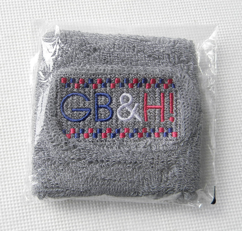 ハロプロ GOOD BYE&HELLO! リストバンド レア グッズ カウコン ロゴ 刺繍 コンサート Hello! Project Year-End Party GB&H! モーニング娘_画像1