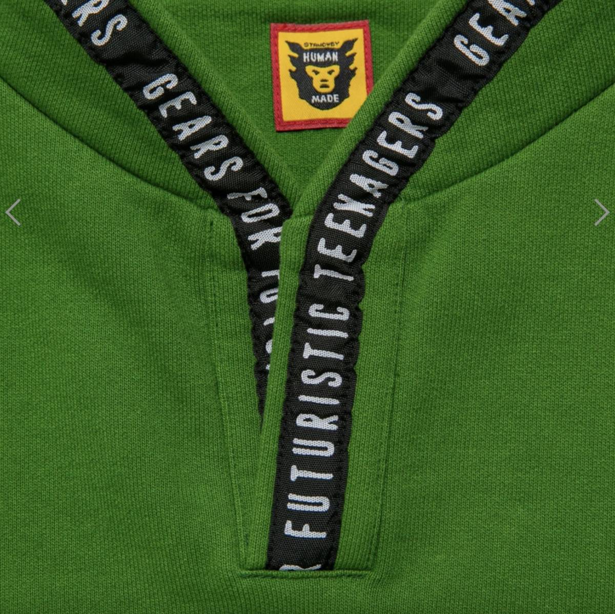 国内正規品】 HUMAN MADE STAND COLLAR SWEATSHIRT ヒューマンメイド