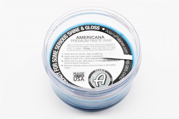 Adam's Polishes (アダムスポリッシュ) Americana Paste Wax 6oz/170g(アメリカーナ ペーストワックス 6オンス/170g)の画像3