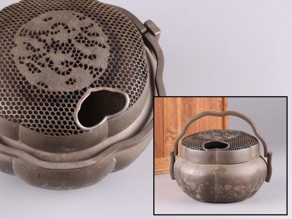 中国古玩 唐物 古銅造 手炉 記念日 香炉 時代物 初だし品 極上品 古作 795 年中無休