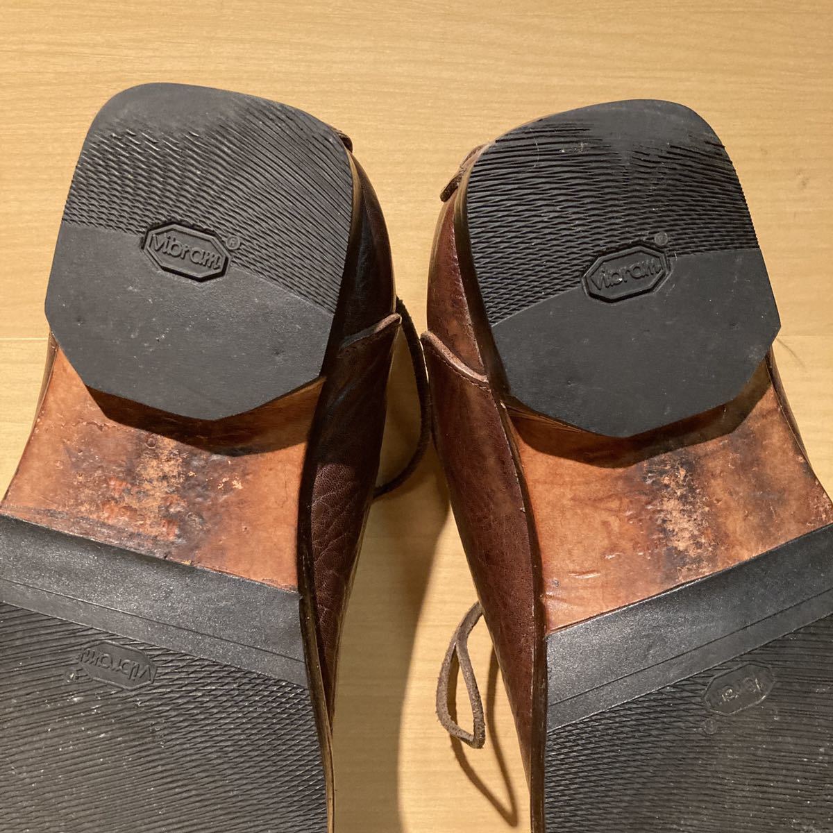 CYDWOQ サイドウォック US9 27cm レザーシューズ ハンドメイド 茶 ブラウン/ロフトマン取扱 革靴