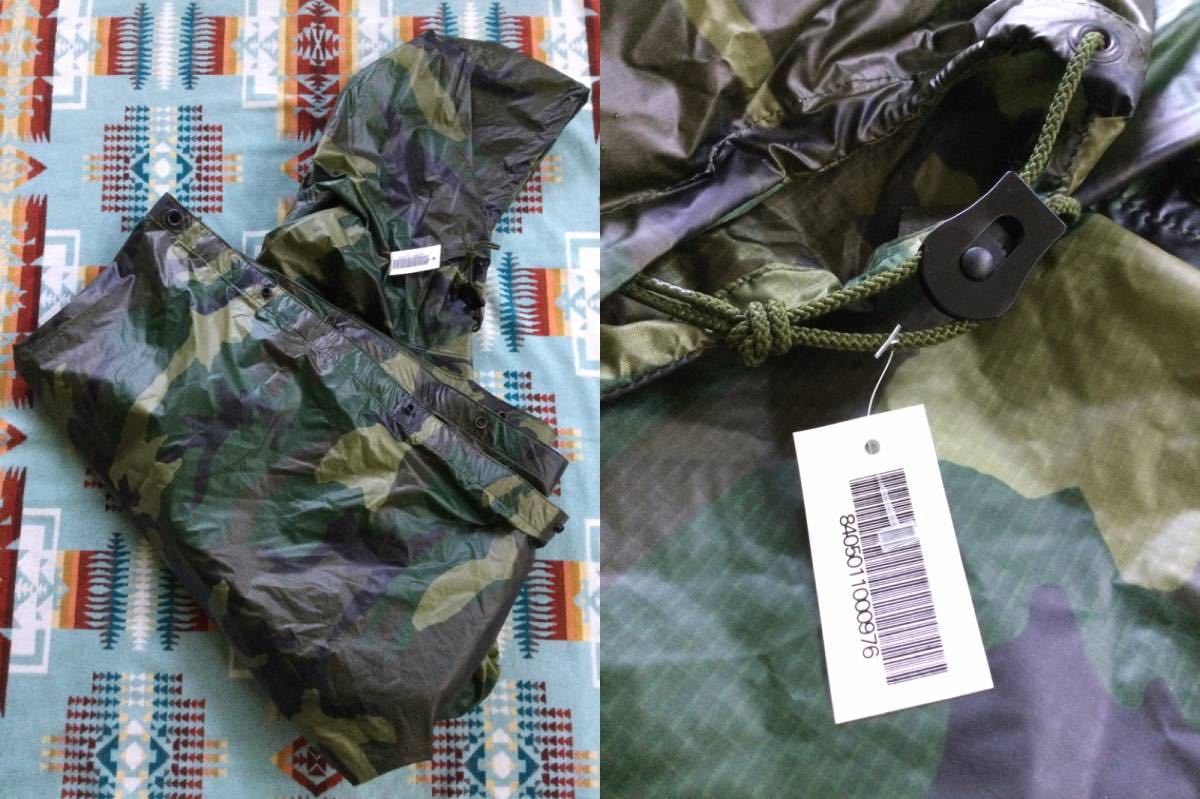 ☆新品 未使用☆ 米軍実物 ナイロン ポンチョ レインウェア ミリタリー