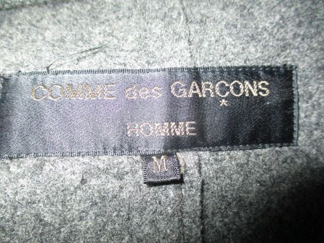 コムデギャルソン オム COMME des GARCONS HOMME old AD1995 袖レザー　ウール　ジャケット　コート　M_画像3
