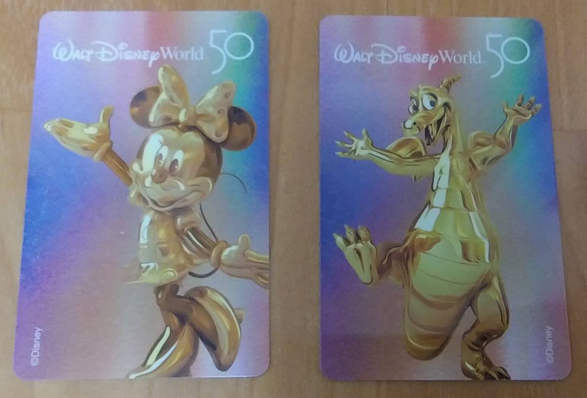 ヤフオク 50周年 Disney World チケット カード 使用済 ア