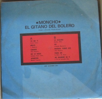 ☆　試聴可 / CUBA / キューバ / MONCHO / AUDI 5015 / モンチョ / ボレロ歌手 / BOLERO_画像2