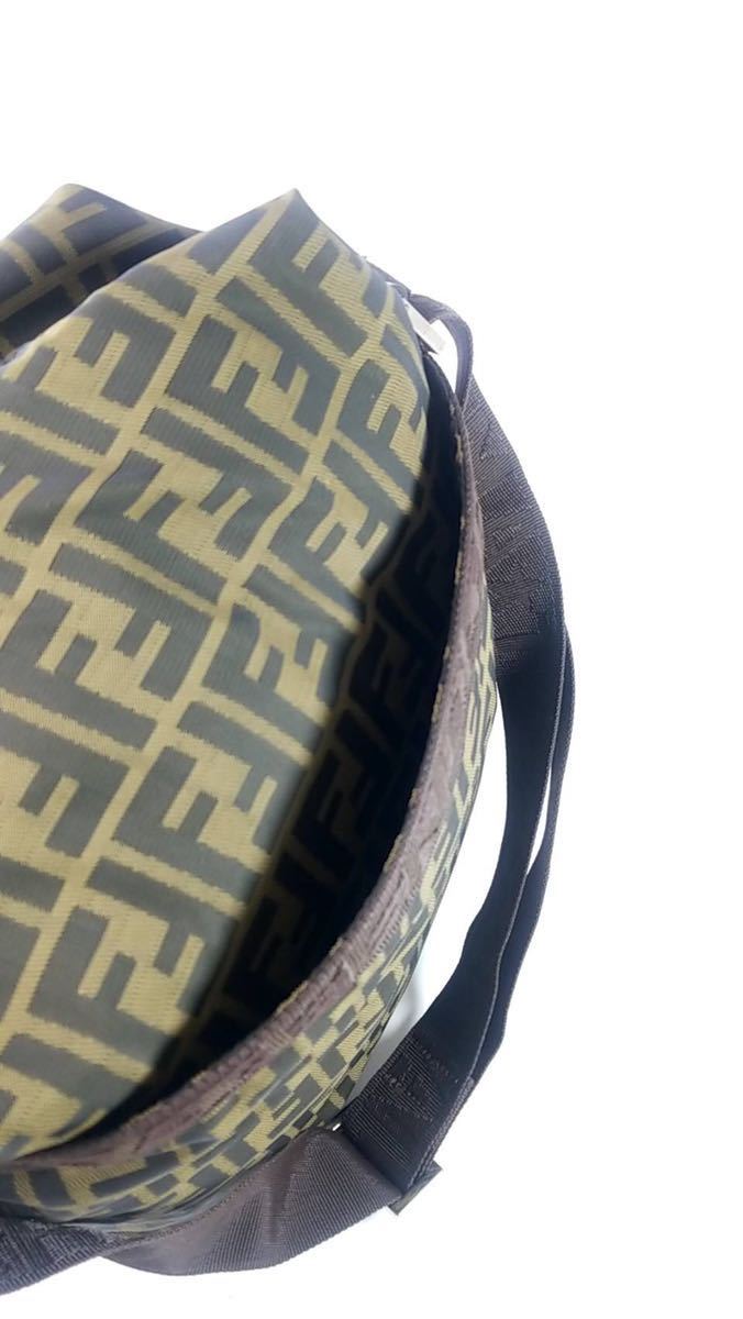送料無料◇FENDI フェンディ ショルダーバッグ ズッカ柄 斜め掛け