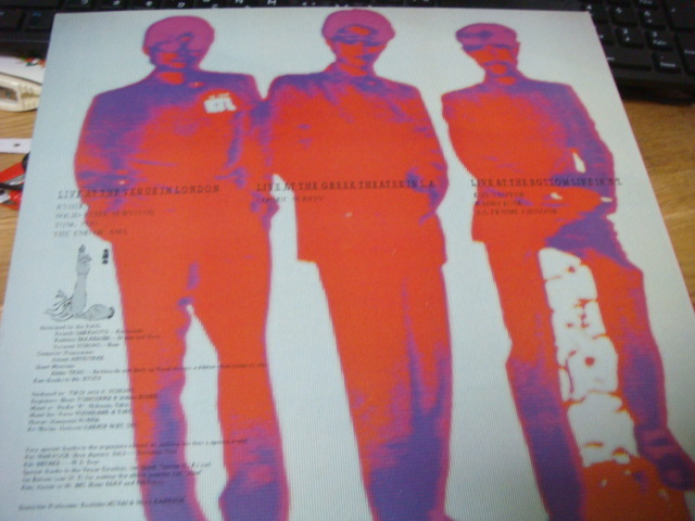 YMO PUBLIC PRESSUREpa yellowtail k pressure clear vinyl color record YELLOW MAGIC ORCHESTRA yellow Magic o-ke -stroke la