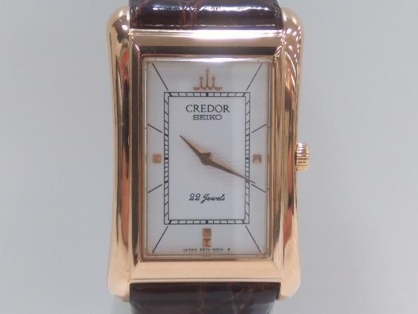 【爆買い！】 OH済み 手巻き 6870-5000 セイコークレドール CREDOR SEIKO 新品ベルト交換 腕時計 美品 クレドール