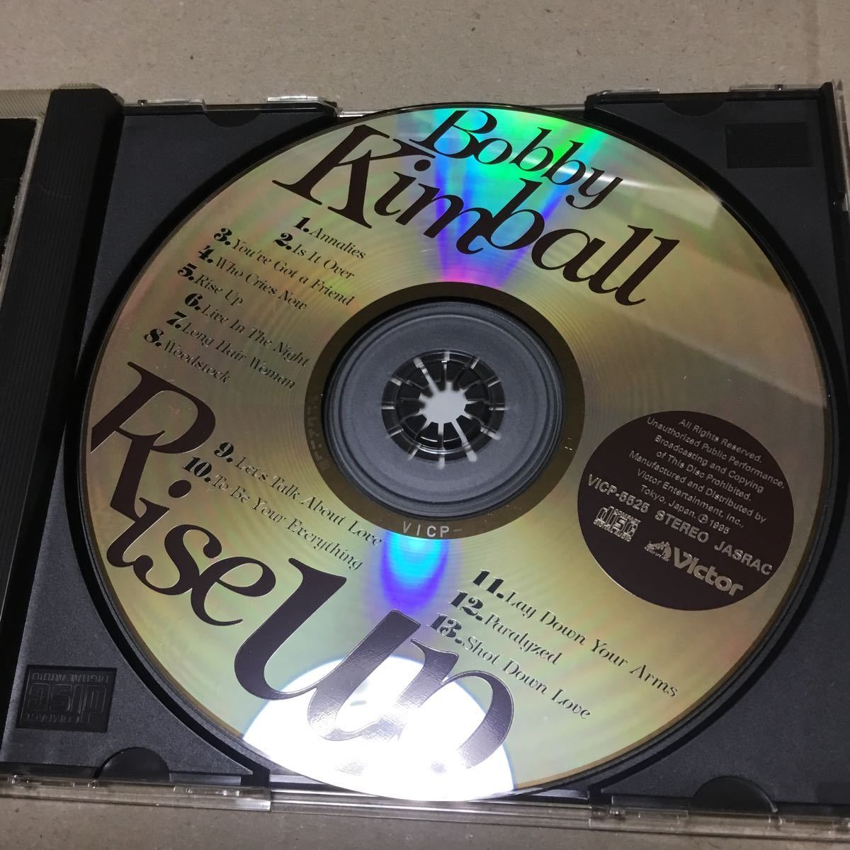  ボビー・キンボール ライズ・アップ Bobby kimball RISE UP 国内盤　帯付き