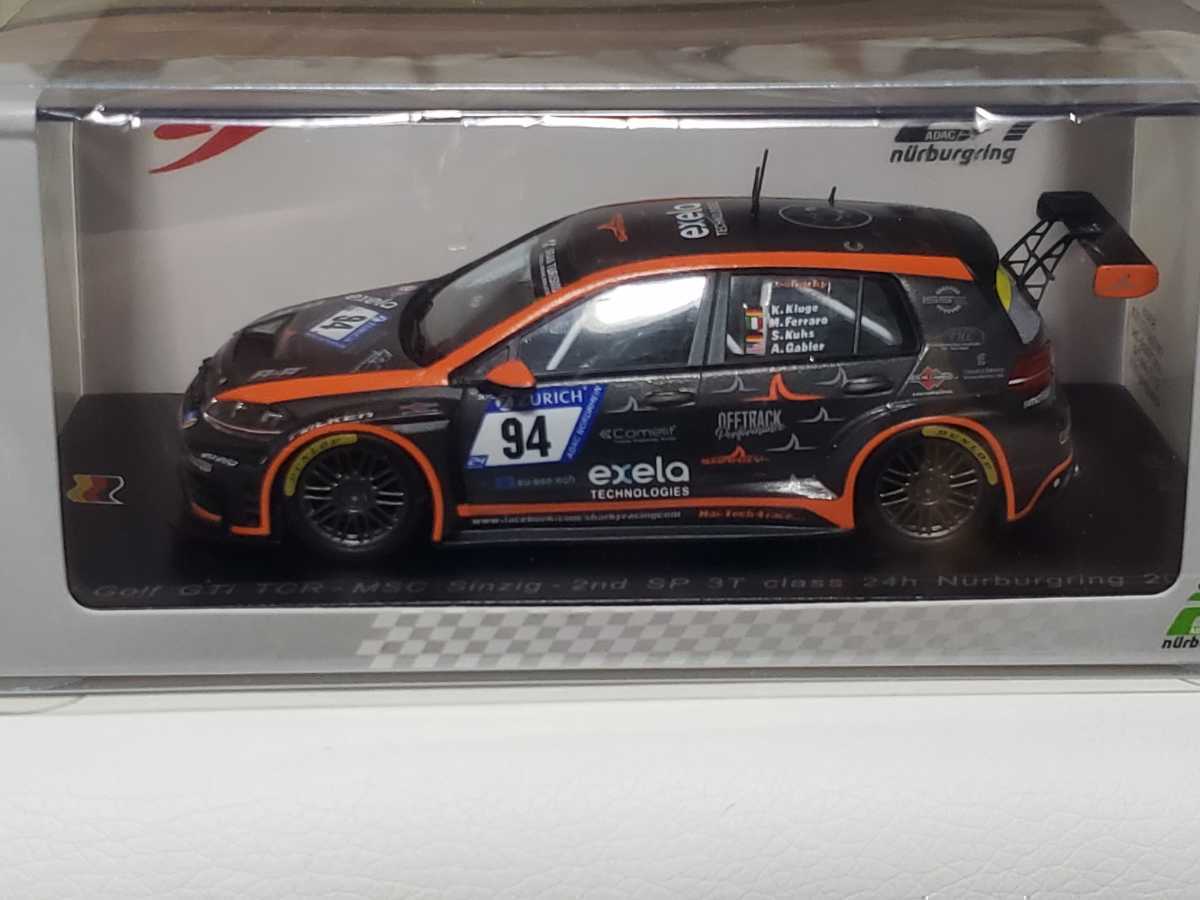 新品 1/43 スパーク SPARK VW Golf 7 TCR No.94 MSC Sinzig - 2nd SP