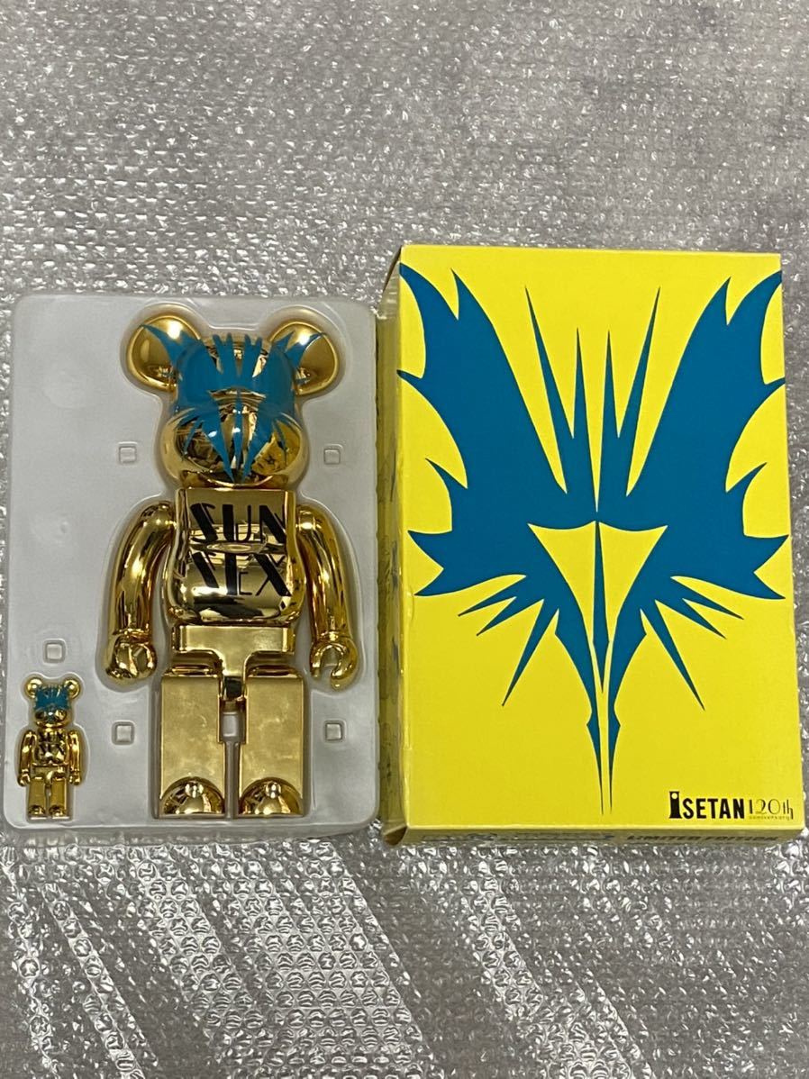 BE@RBRICK 伊勢丹120周年　 MADSAKI 100％ ＆ 400％ SUN SEX ベアブリック ISETAN メディコムトイ_画像1