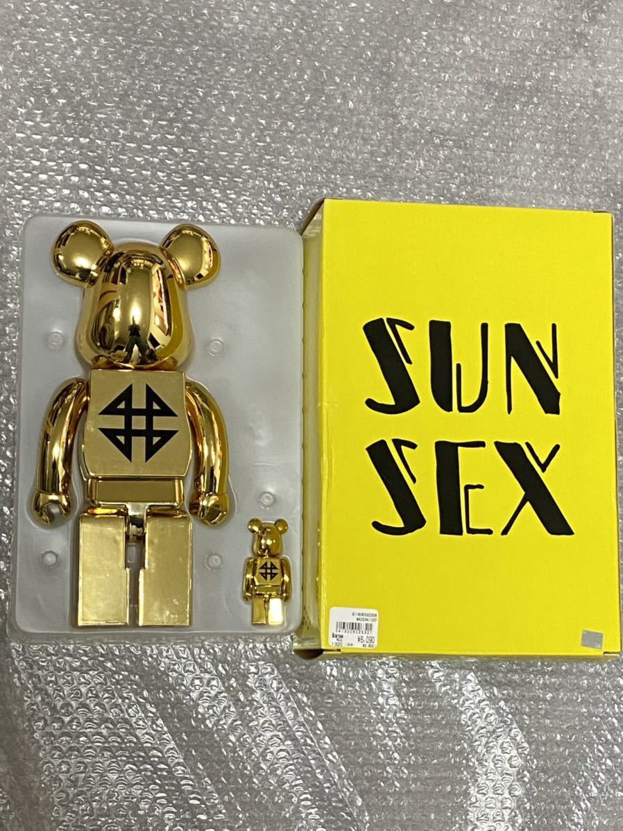 BE@RBRICK 伊勢丹120周年　 MADSAKI 100％ ＆ 400％ SUN SEX ベアブリック ISETAN メディコムトイ_画像2