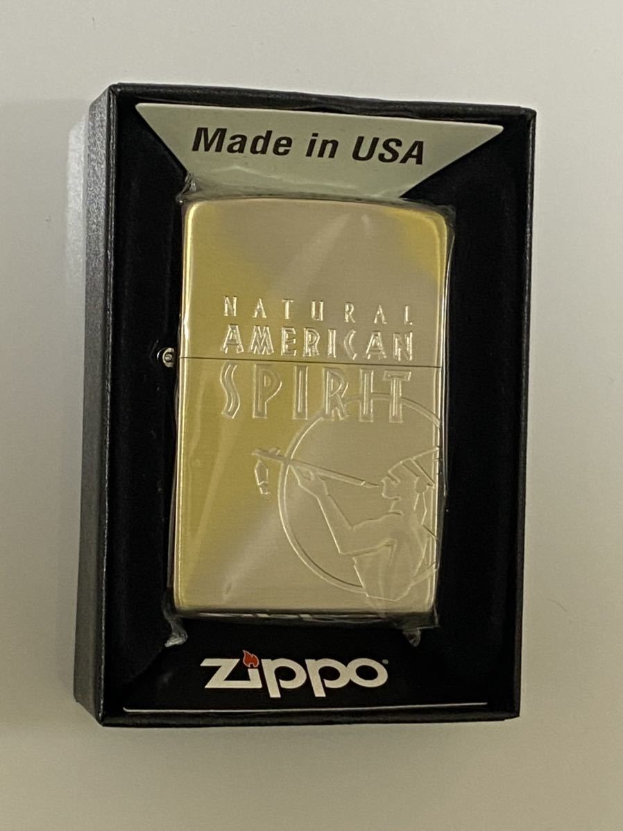 正規通販正規通販zippo AMERICAN SPIRIT 藍色 本革 限定品 2021年製