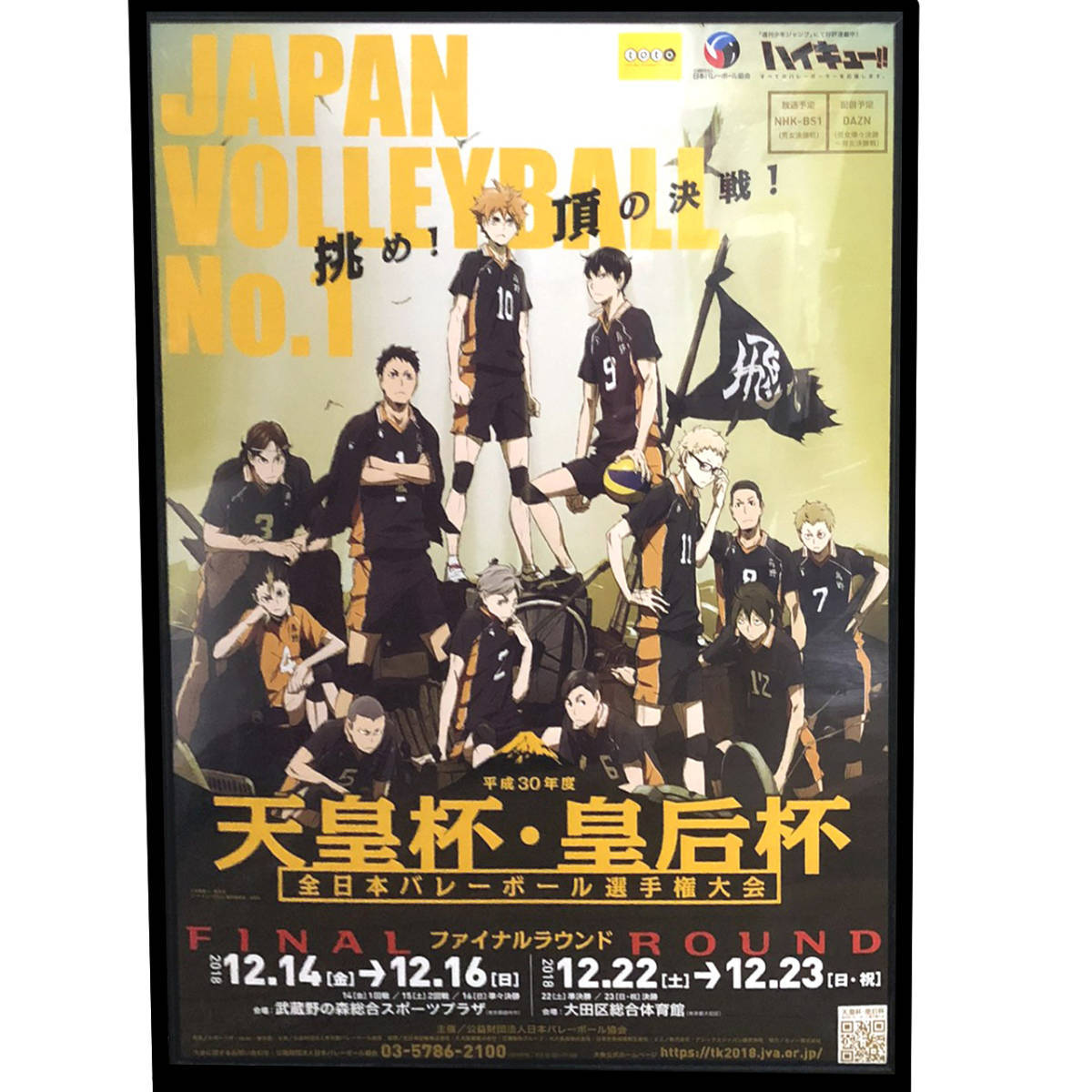 超人気高品質 ハイキュー 烏野 影山飛雄 ポスター champs21.com