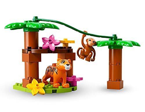 レゴ(LEGO) デュプロ 世界のどうぶつ ジャングル探検 10906 知育玩具 ブロック おもちゃ 女の子 男の子_画像3