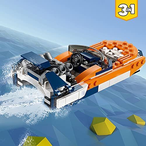 レゴ(LEGO) クリエイター サンセットレースカー 31089 知育玩具 ブロック おもちゃ 女の子 男の子 車_画像4