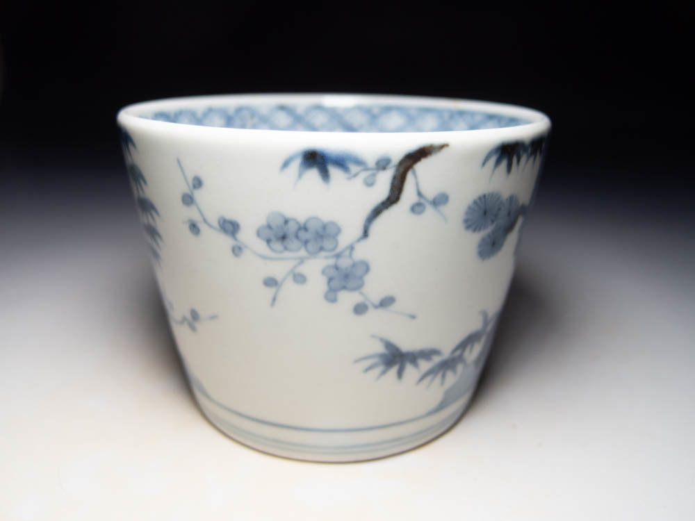 在庫通販 ヤフオク! - 大ぶり 大サイズ 古伊万里染付松竹梅紋様そば猪... 正規店仕入