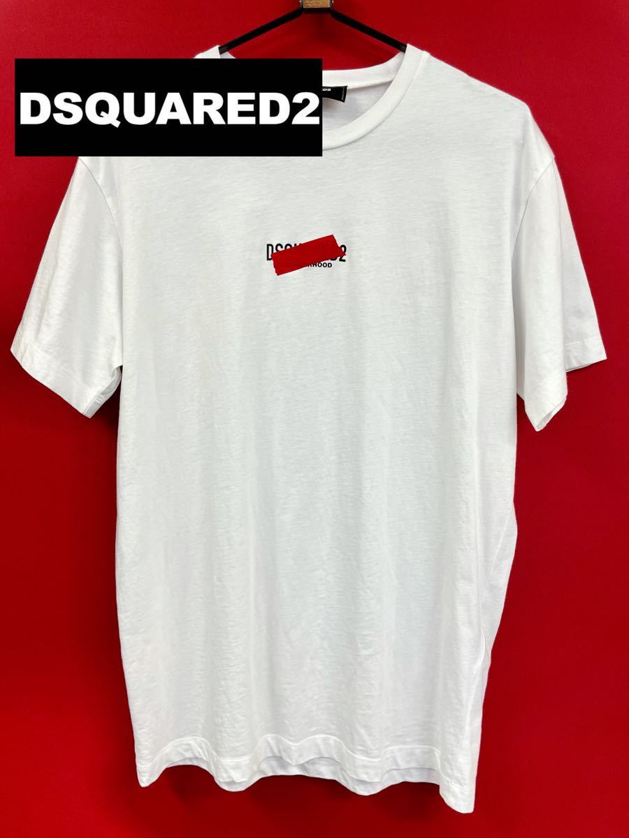 黒タタキSL/朱天黒 DSQUARED2 Tシャツ 白T - Tシャツ/カットソー(半袖