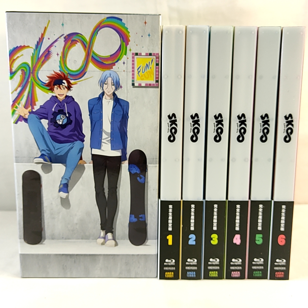 全巻購入特典 専用BOX 初回版 エスケーエイト SK∞ Blu-ray 1~6 全6巻
