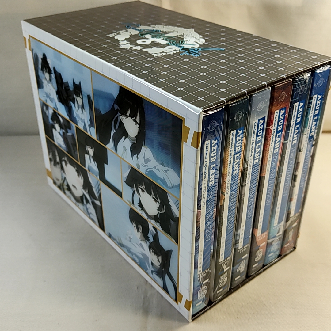 全巻収納BOX付 シュリンク付 Blu-ray BOX アズールレーン THE ANIMATION 初回生産限定版 全6巻セット 
