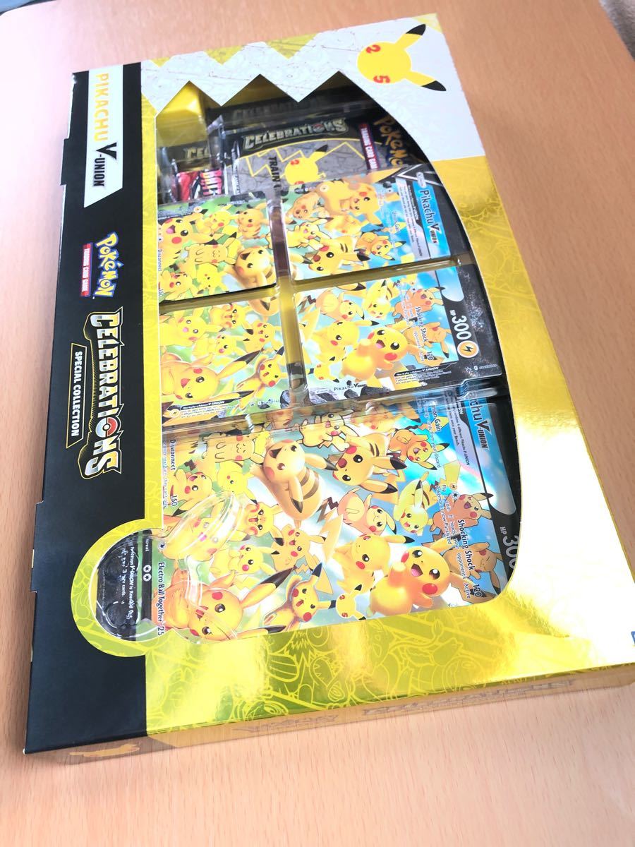 新品】海外版ポケモンカード 25周年セレブレーション ピカチュウ 新品】海外版ポケモンカード 25周年セレブレーション ピカチュウ