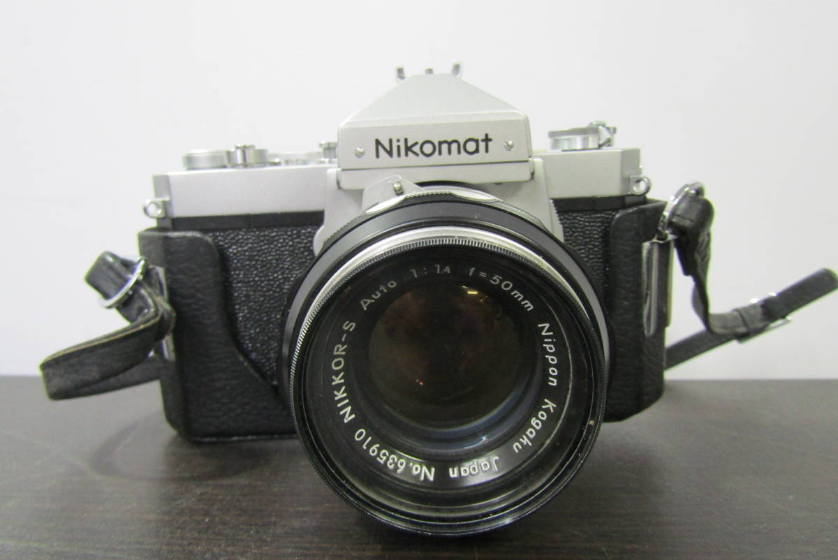 NIKON/ニコン カメラ Nikomat レンズ 一眼レフ フィルムカメラ フィルム ケース付き 日本製 当時物 現状品『ZH59』_画像2