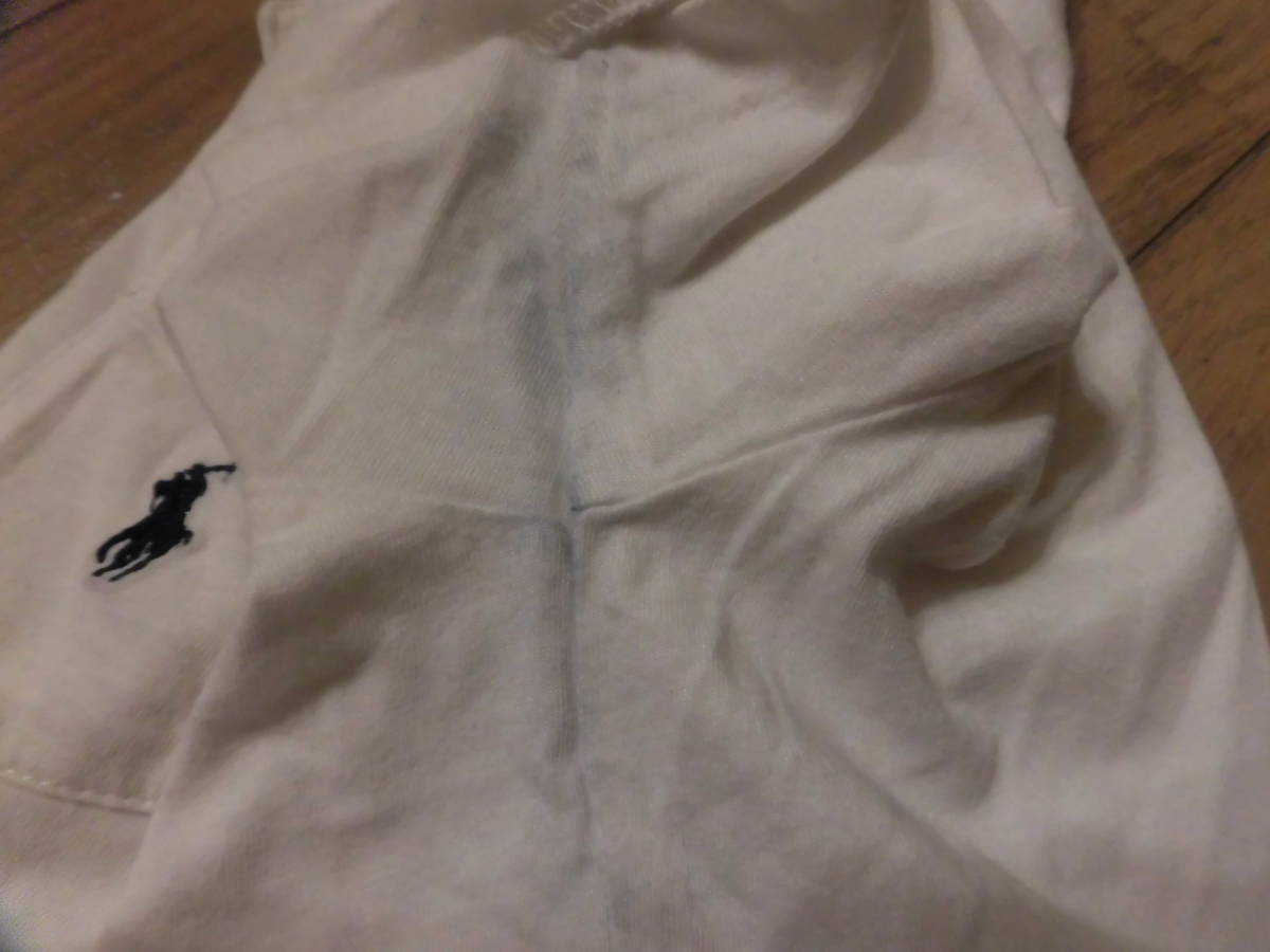 ラルフローレン★白の半袖シャツ、カットソー生地★２４か月、９０くらい_画像8