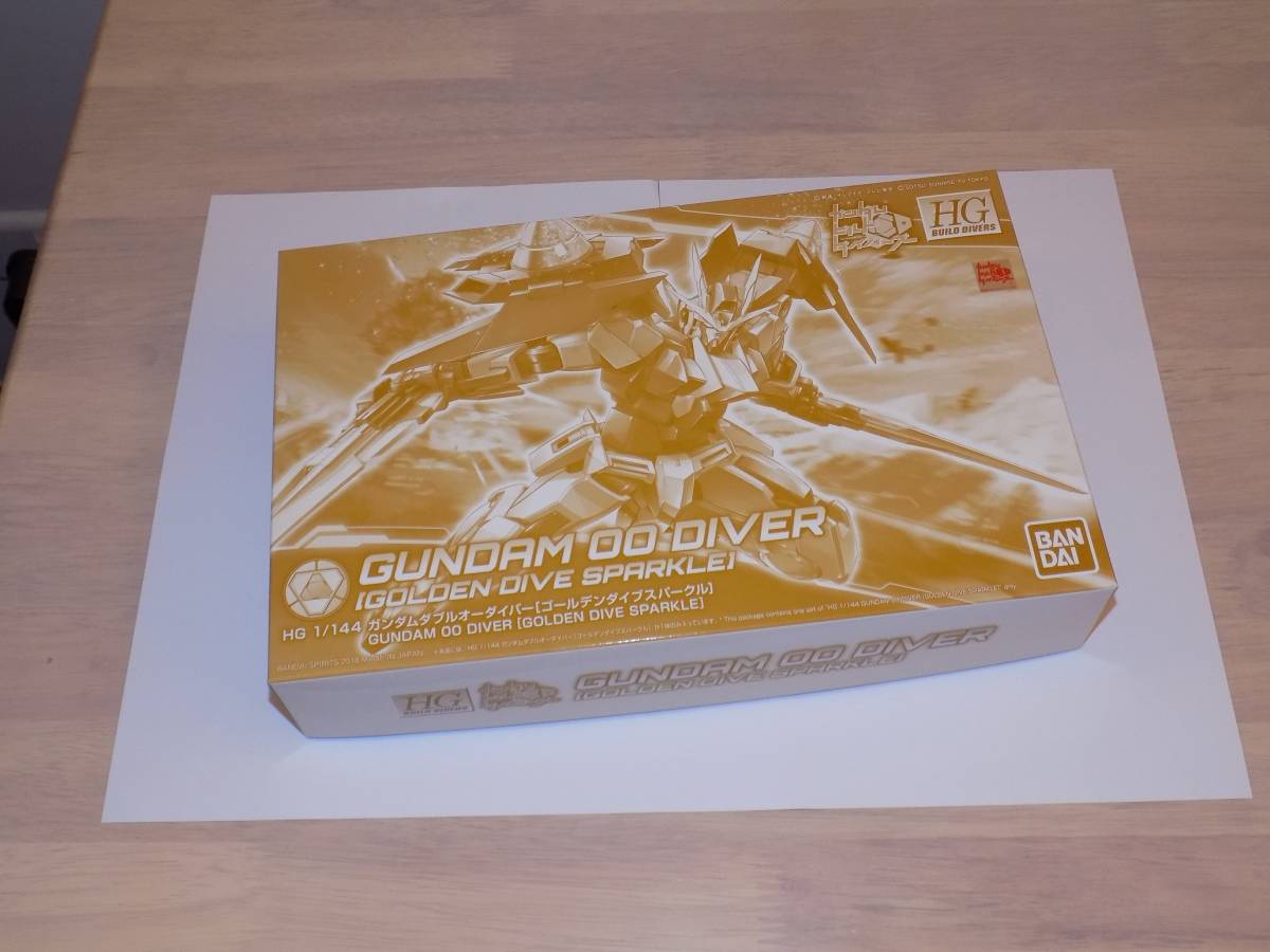 ガンダムビルドダイバーズ Blu-ray BOX 1 特典 限定ガンプラ HGBD 1/144 ガンダムダブルオーダイバー (ゴールデンダイブスパークル)