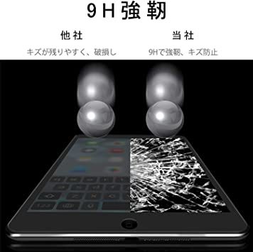 QU透明 iPad9P-XJ9.7 ブルーライトカット 【 ブルーライトカット】iPad 9.7 ガラスフィルム （ 2018 _画像3