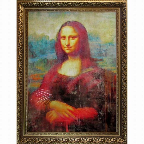☆エリック・シェスティエール『ダヴィンチ・モナリザ』複製画 絵画 ...