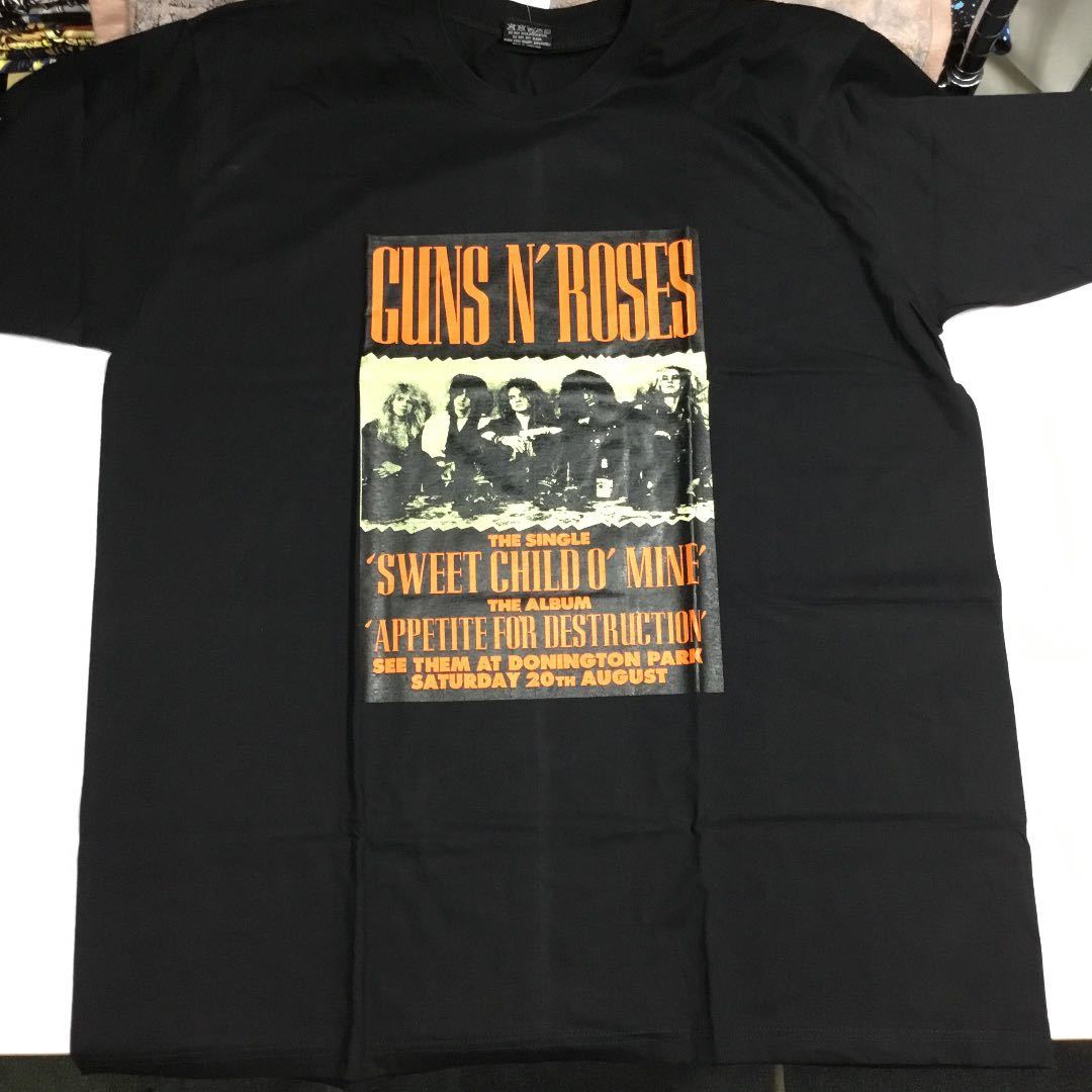 SR3XLB3. ビッグサイズバンドTシャツ　XXXLサイズ　GUNS N’ ROSES ② ガンズアンドローゼズ　GNR