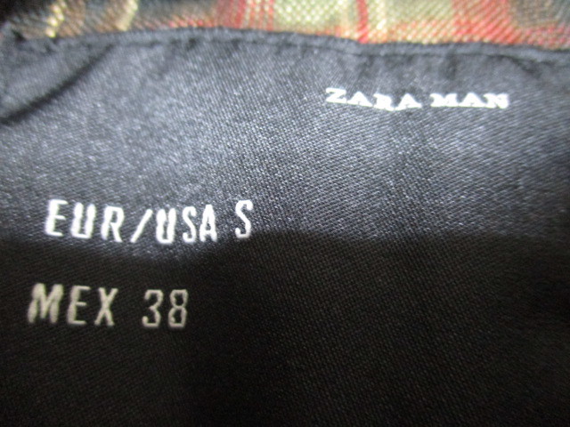 ZARA　MAN　デニム　ボア　切り返し　ジャケット　サイズ38　グリズリー　熊ジャン　切替え_画像5